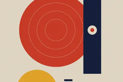 Practice image: geometric poster, rated strong