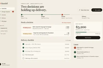 Handoff desktop project overview